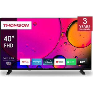 THOMSON - 40 Inch FHD Fire TV - Zwart - HDMI - USB - Bluetooth 5.0