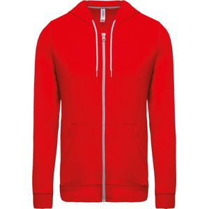 Kariban Hooded vestje van licht katoen K438 - Red - XXL