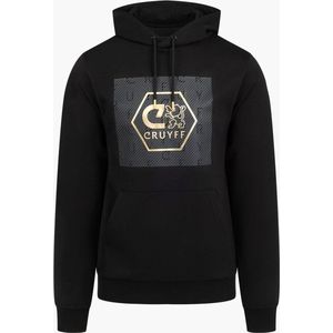 Cruyff Explore Hoodie Heren Zwart - Maat: L