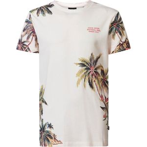 Petrol Industries - Heren Botanical T-shirt Reefquest - Roze - Maat XXXL