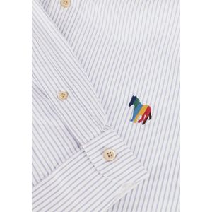 Paul Smith Mens Ls Regular Fit Shirt Overhemden Heren - Blauw - Maat M