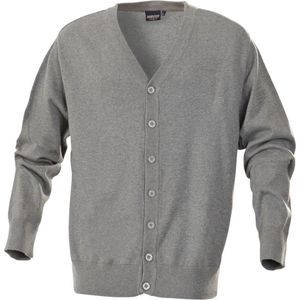 James Harvest CARDIGAN KNOWVILLE 2112501 - Grijs Mêlee - XXL