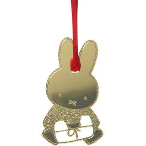 Nijntje cadeautje gouden Kersthanger - Pluto Design