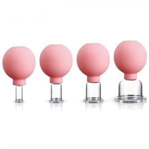 Facial Cupping - Face Cupping Set - Gezicht Cupping - Premium Kwaliteit - Cupping Set Massage - Cupping Set - 4 DELIG - Anti Cellulitis Therapie