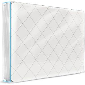 Matrashoes kunststof 180 x 200 (dikte 30 cm) - matrasbescherming met brede ritssluiting - matraszak voor opslag, opslag, verhuizing - opbergtas voor matrassen