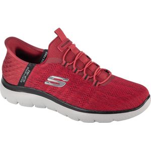 Skechers Slip-Ins: Summits - Key Pace 232469-RDBK, Mannen, Rood, Sneakers, maat: 42