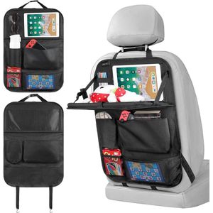 Autorugleuningbescherming - Multifunctionele autostoelorganizer met tablet- en telefoonopslag - Waterdichte auto-opbergtas voor kinderen in Auto organizer