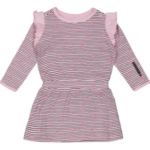 4PRESIDENT Meisjes jurk - Stripe AOP Pink - Maat 50 - Meisjes jurken