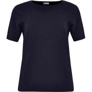 YOEK - Shirt - Navy - Kwartmouw - Losse Pasvorm