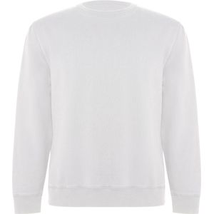Roly Eco - Batian Organic Sweatshirt - White 01 maat XXL
