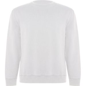 Witte unisex Eco sweater Batian merk Roly maat L