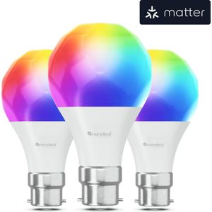 Nanoleaf - Matter Essentials Pack - LED Ampullen B22 - RGBW - Slimme Lampen