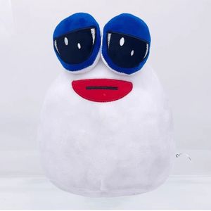 Alien Pou Knuffel - 23 cm - Kawaii Knuffel - Zielig Knuffel - Wit - Alien Clown knuffel