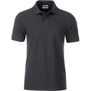 James and Nicholson Heren Basis Polo (Grafietgrijs)