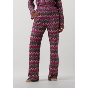 Studio Amaya - Romee - Wijde Pijpen Broek - Veelkleurig - Dames - Polyester