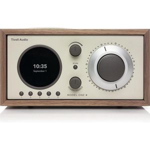 Tivoli Audio - Model One+ - DAB+ Wekkerradio met Bluetooth - Walnoot/Beige