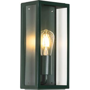 QAZQA rotterdam - Industriele Wandlamp voor buiten - 1 lichts - L 16 cm - Groen - Industrieel - Buitenverlichting
