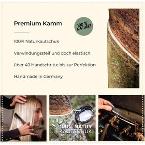 Greepkam - Extra lange kam met handvat voor aangenaam kammen en eenvoudig afdelen - Extra brede tandbreedte - Maat: 225 cm