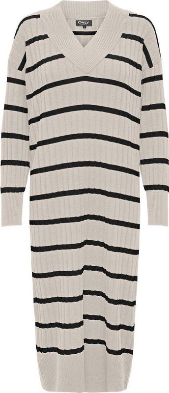 ONLY ONLNEW TESSA MIDI V DRESS KNT NOOS Dames Jurk - Maat XS