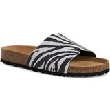 Slippers - Zwart - Leer