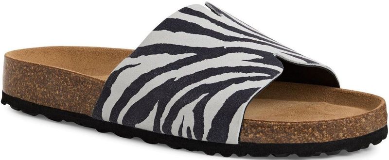 Slippers - Zwart - Leer