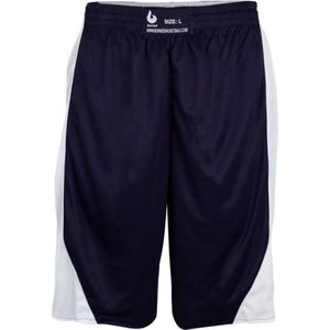 Burned Dubbelzijdig Short Donkerblauw Wit Kledingmaat : XS
