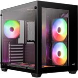 AeroCool - Dryft - PC-behuizing - Zwart - Gehard Glas