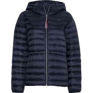 Tommy Hilfiger Feminine Lw Down Jacket Jassen Dames - Zomerjas - Donkerblauw - Maat L