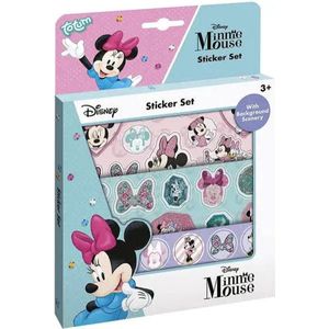 Minnie mouse sticker set - 12 stuks