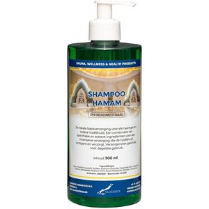Shampoo Hamam 500 ml met witte pomp - haarverzorging