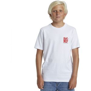 Quiksilver Surf Boe T-shirt Met Korte Mouwen Wit 12 Years Jongens