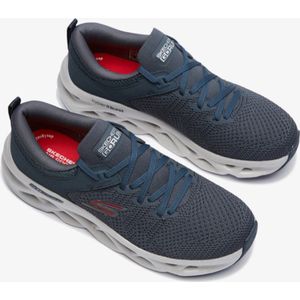 Skechers Heren Go Run Swirl Tech Grijs 43 EU Schoenen