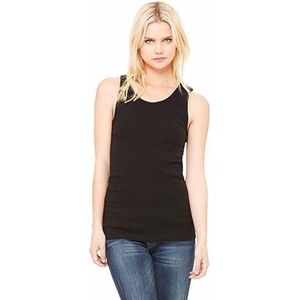 Dames tanktop zwart S (36)