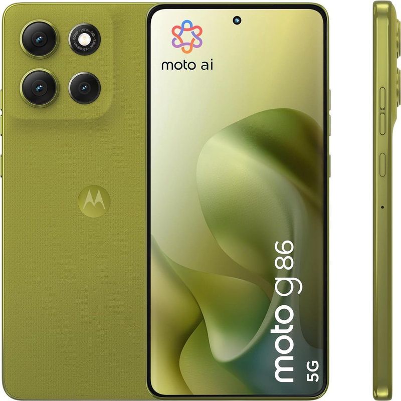 Motorola moto g86 5G 16,9 cm (6.67") Dual SIM Android 15 USB Type-C 8 GB 256 GB 5200 mAh Groen