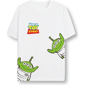 Disney Toy Story - Aliens Kinder T-shirt - Kids tm 10 jaar - Wit