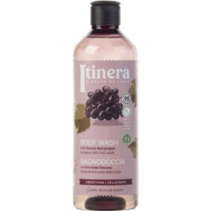 Itinera Gladmakende Wasgel met Toscaanse Rode Druiven en Plantaardige Oppervlakteactieve Stoffen - Voedende en Hydraterende Reiniging met 95% Natuurlijke Ingrediënten - 370 ml