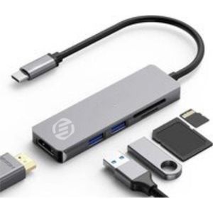 Equivera USB C naar HDMI Adapter - Hub - Type C to HDMI - Geschikt voor Verschillende Merken - Premium