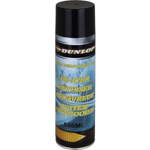 Dunlop Antivries Spray - De Icer Ruitontdooier - ontdooispray - Ruitenontdooier voor Auto - Spuitbus - 600 mL