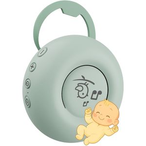 White Noise Machine voor Baby’s van MMOBIEL – 20 Rustgevende Geluiden, Huilsensor, Timer, USB-C Oplaadbaar – Draagbare Slaaphulp met Slaapliedjes, Natuurgeluiden & White/Pink/Brown Noises