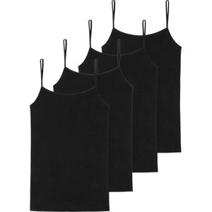 Schiesser Dames spaghettitop 4 pack 95/5 organic cotton