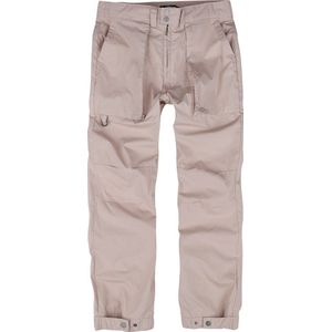 R.E.D. Rock-Engineered Design beige stoffen broek in cargostijl - Heren - S