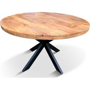 Eettafel Jasper Ø130cm rond mango naturel