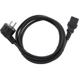 Power Cord GEMBIRD PC-186-VDE (1,8 m) Black