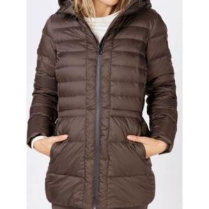 Moscow - Gewatteerde Parka - Mud Green - Mid Length Coat