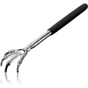 Jumada's Uitschuifbare ruggenkrabber - De kraaienpoot - Uitschuifbaar - Rugkrabber - Massage - Jeuk rug - Krabben - Ruggekrabber - Stok - Apparaat - Telescopische - Verstelbare Krabber - Zwart