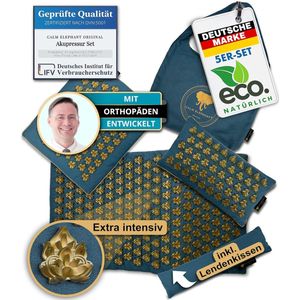 Acupressuurmat XXL met Kussen en Warmtefunctie - 5-delige Set voor Ontspanning en Pijnverlichting