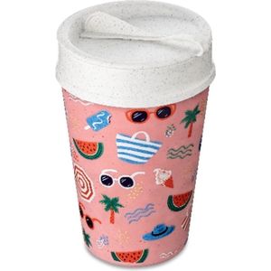 Dubbelwandige Koffiebeker met Deksel, 0.4 L, Organic, Holidays - Koziol | Iso To Go