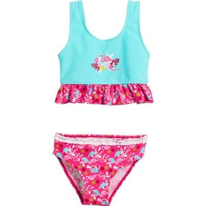 Playshoes UV bikini Kinderen Flamingo - Aquablauw/Roze - Maat 98/104