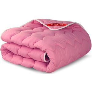 Quilt - Roze - 155x220 cm - Anti-allergisch - Microvezel - Siliconen