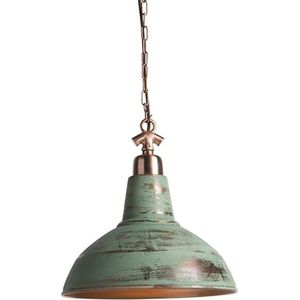 QAZQA Goliath - Industriele Hanglamp - 1 lichts - Ø 345 mm - Groen - Industrieel - Woonkamer | Slaapkamer | Keuken